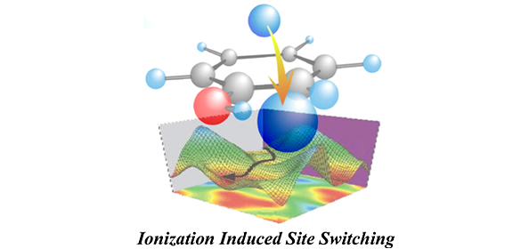 Ionization Induced Site Switching